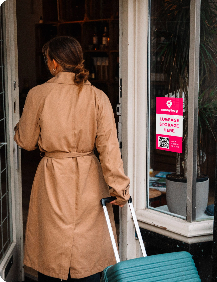 Woman using Nannybag